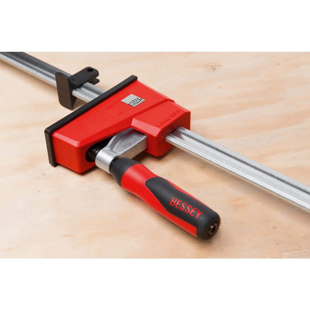BESSEY K-Body REVOlution (KRE) 50 in. Capacity Parallel Clamp with Composite Plastic Handle and 3-3/4 in. Throat Depth (3)