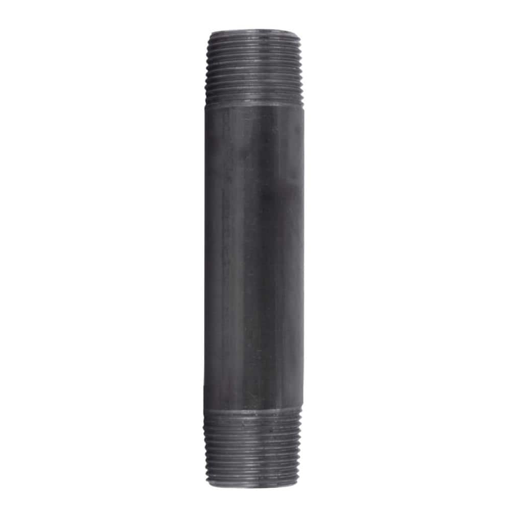 STZ 1 in. x 6 in. Black Steel Nipple (1)