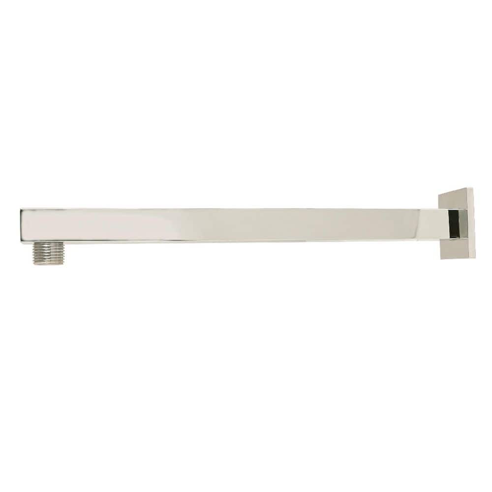 Kingston Brass 12 in. Shower Arm with Flange in Polished Nickel