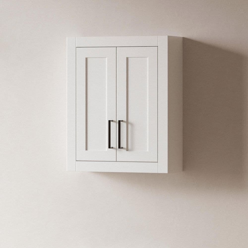ARIEL Hepburn 21 in. W 8 in. D 26 in. H Wall Mounted Bathroom Wall Cabinet with 2-Doors (1)