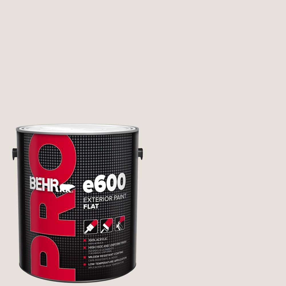 BEHR PRO 1 gal. #PPU18-08 Painters White Flat Exterior Paint