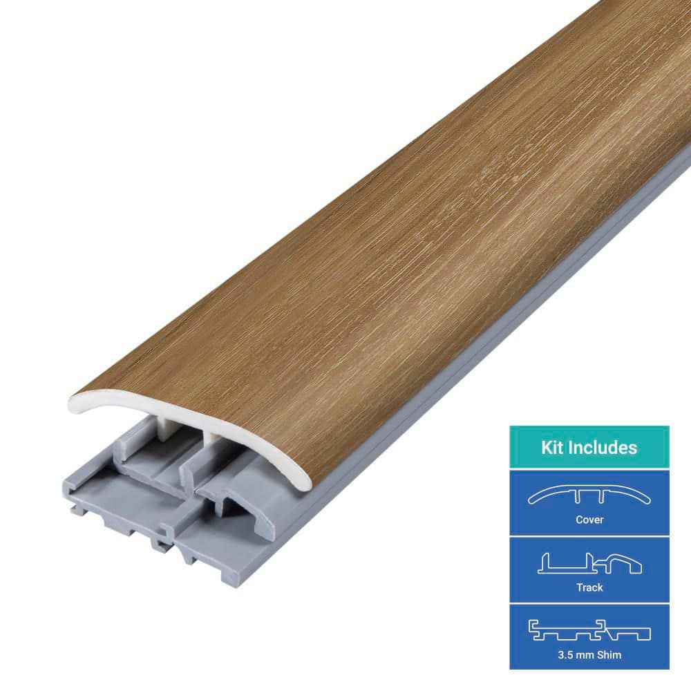 PERFORMANCE ACCESSORIES Sundance 0.31 in. T x 2 in. W x 78.7 in. L Vinyl 4-in-1 Molding (3)