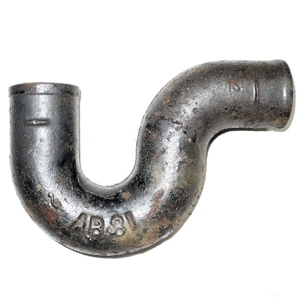 AB and I Foundry 1-1/2 in. Cast Iron P Trap (2)