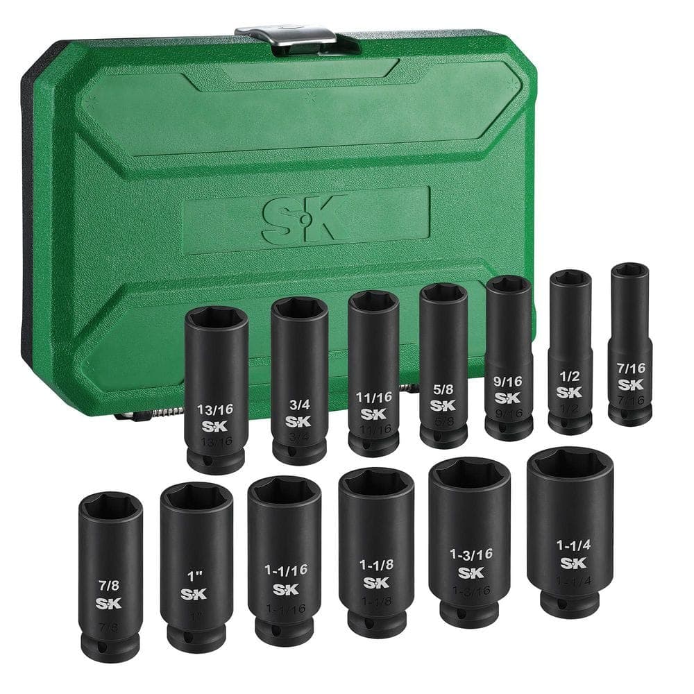 SK01352 1/2in Impact Deep Socket Set-SAE (13 Piece) (1)