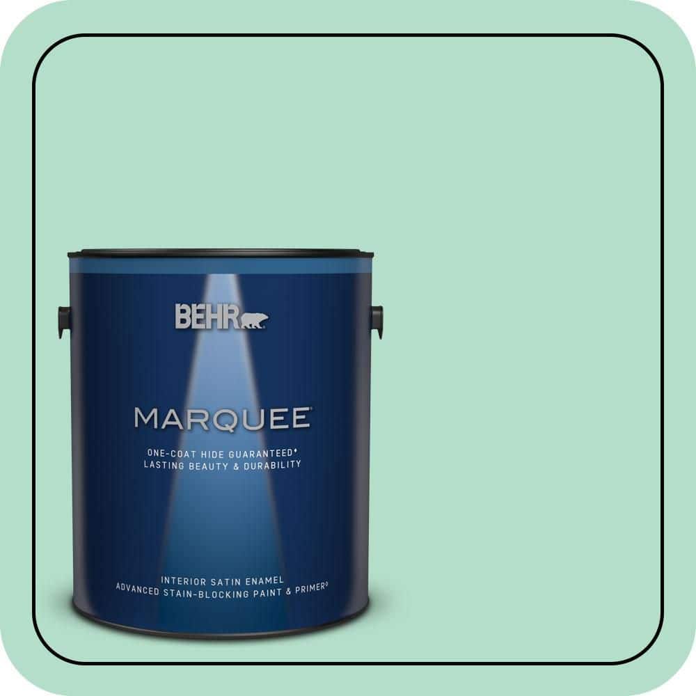 BEHR MARQUEE 1 gal. #MQ4-18 Free Spirit One-Coat Hide Satin Enamel Interior Paint & Primer (1)