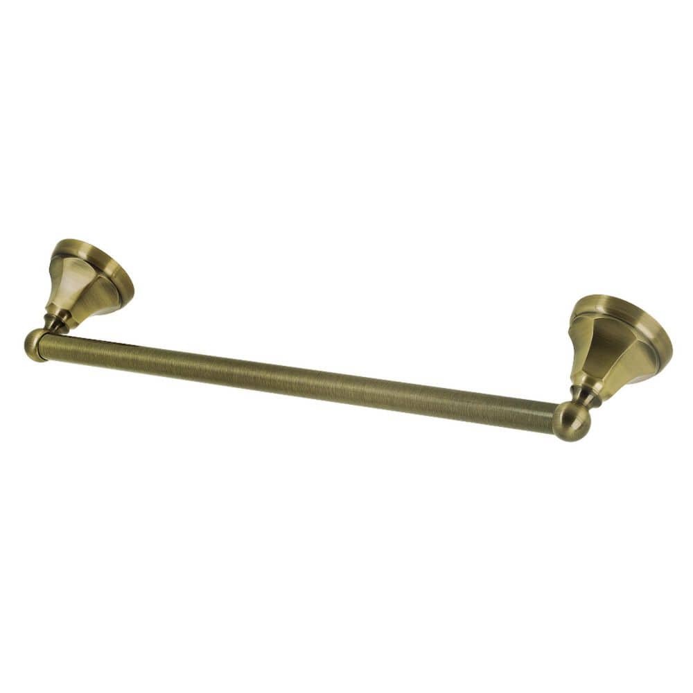 Kingston Brass 1-Pack Metropolitan 18 in. Wall Mounted Towel Bar in Antique Brass (1)