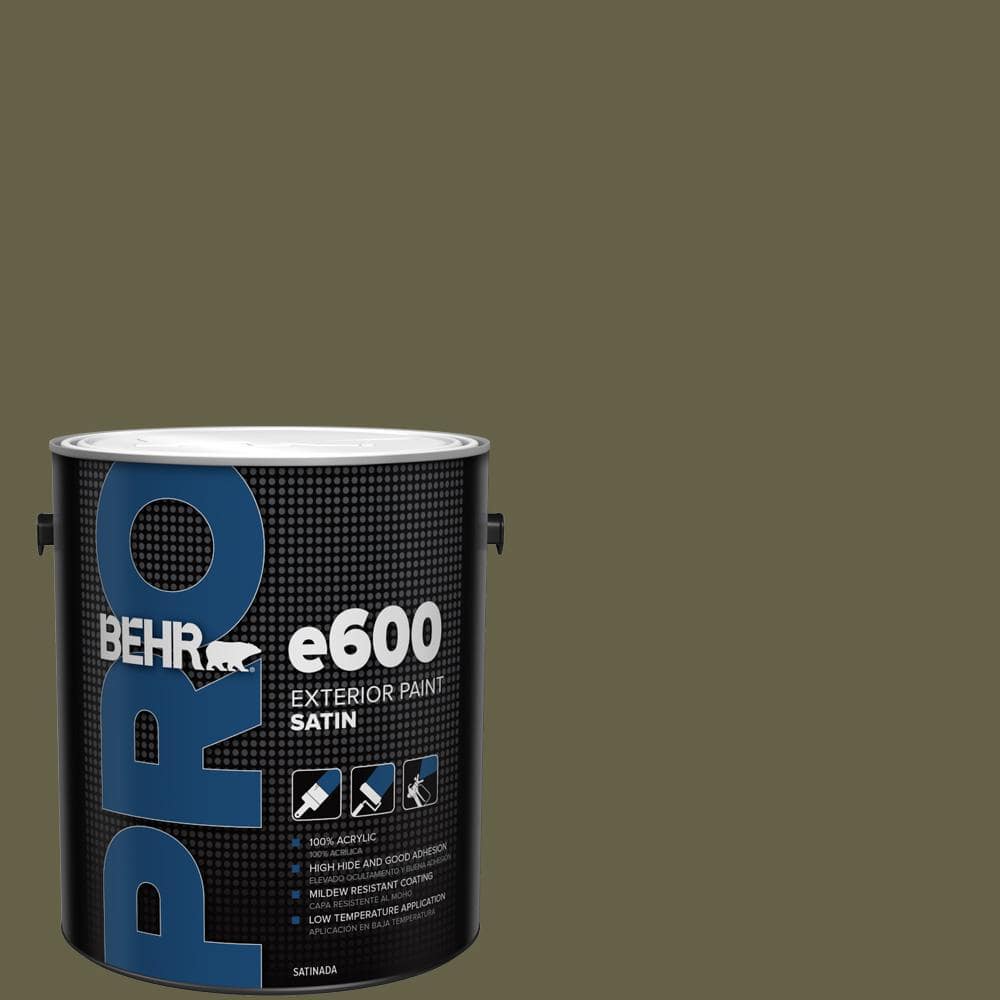 BEHR PRO 1 gal. #PPU9-01 Alligator Skin Satin Exterior Paint