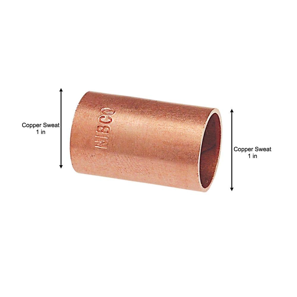 Everbilt 1 in. Copper Pressure Slip Coupling Fitting (3)