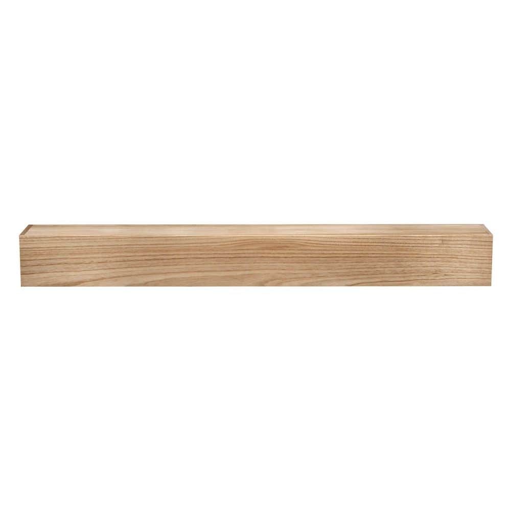 Dogberry Collections Classic 60 In. Natural Cap-Shelf Mantel