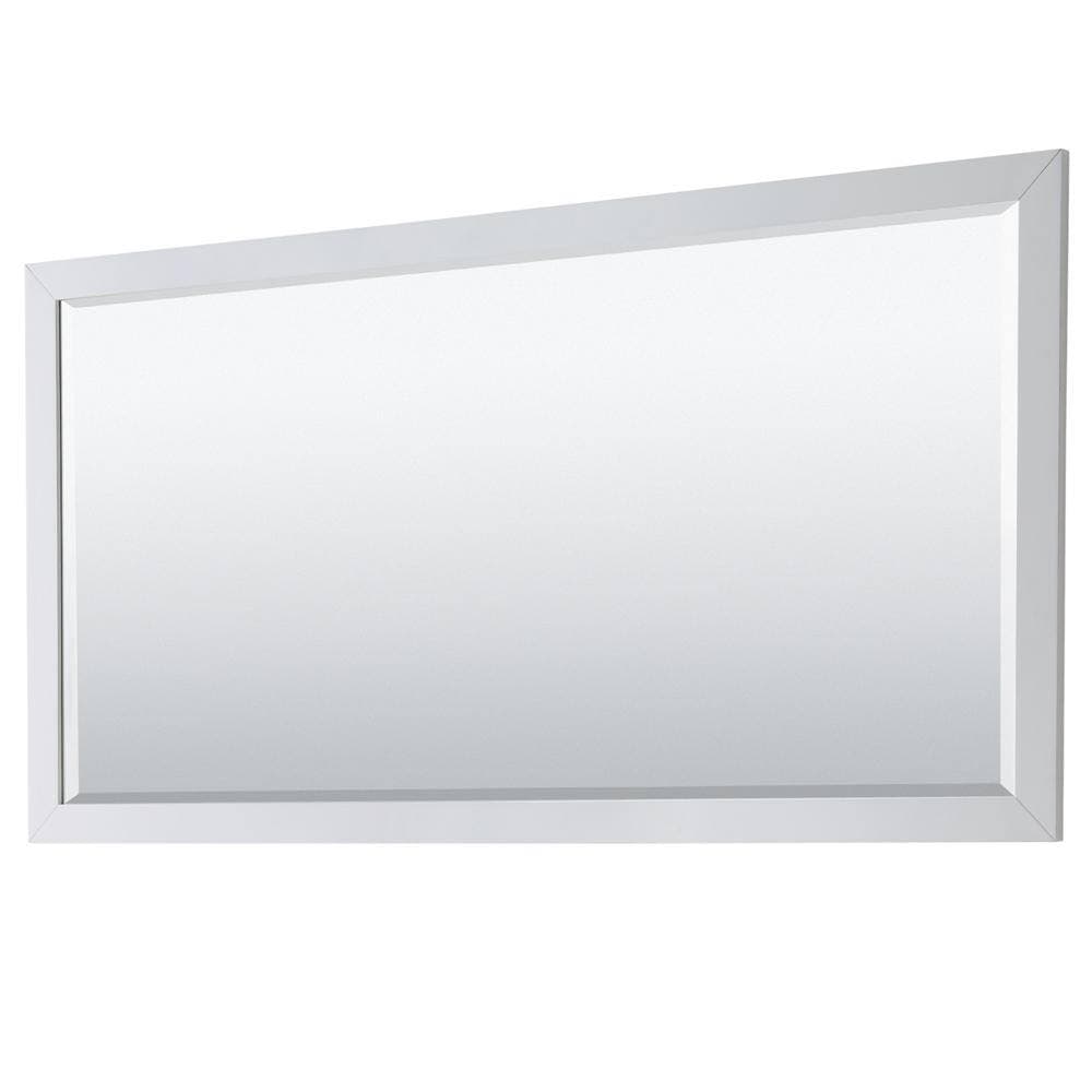 Wyndham Collection Daria 78.75 in. Double Bathroom Vanity Cabinet Only with 70 in. Mirror White (2)