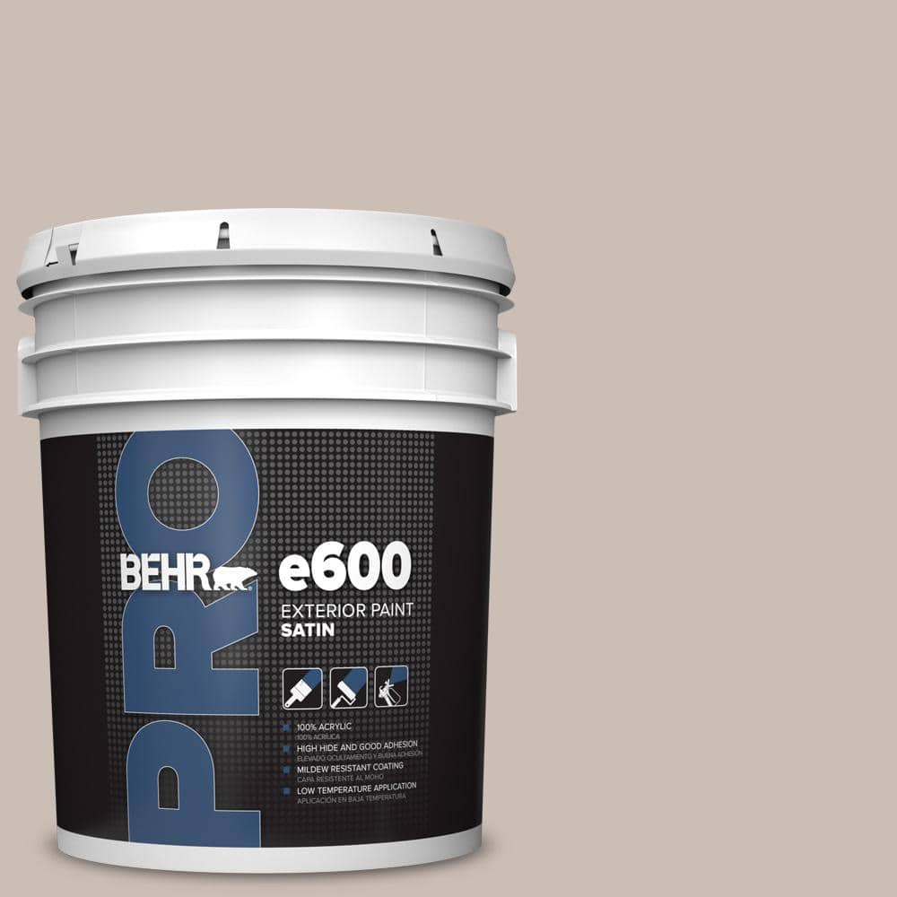 BEHR PRO 5 gal. #N180-3 Race Track Satin Exterior Paint
