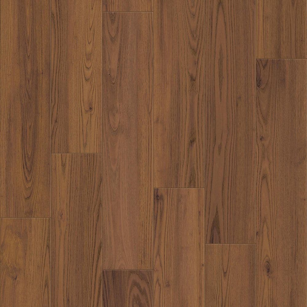 Lifeproof Elk Valley Chestnut 9.44 in W x 47.64 in L Waterproof Hybrid Resilient Flooring (25.01 sq. ft. /case)