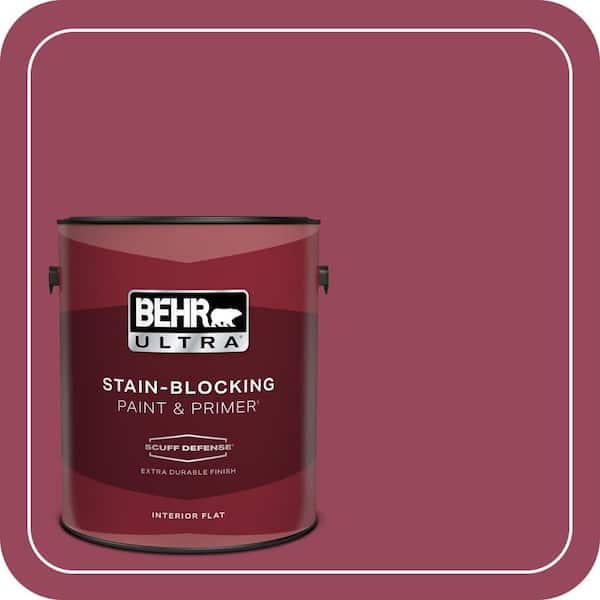 BEHR PREMIUM PLUS #PPU1-16 Haitian Flower Flat Interior/Exterior Paint & Primer Color Sample (3)
