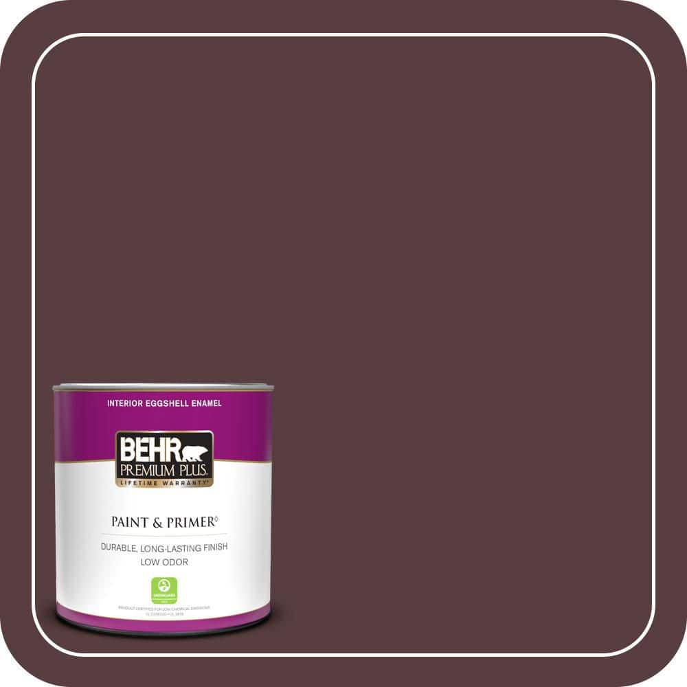 BEHR PREMIUM PLUS #PPU1-02 Divine Wine Enamel Low Odor & Primer (1)