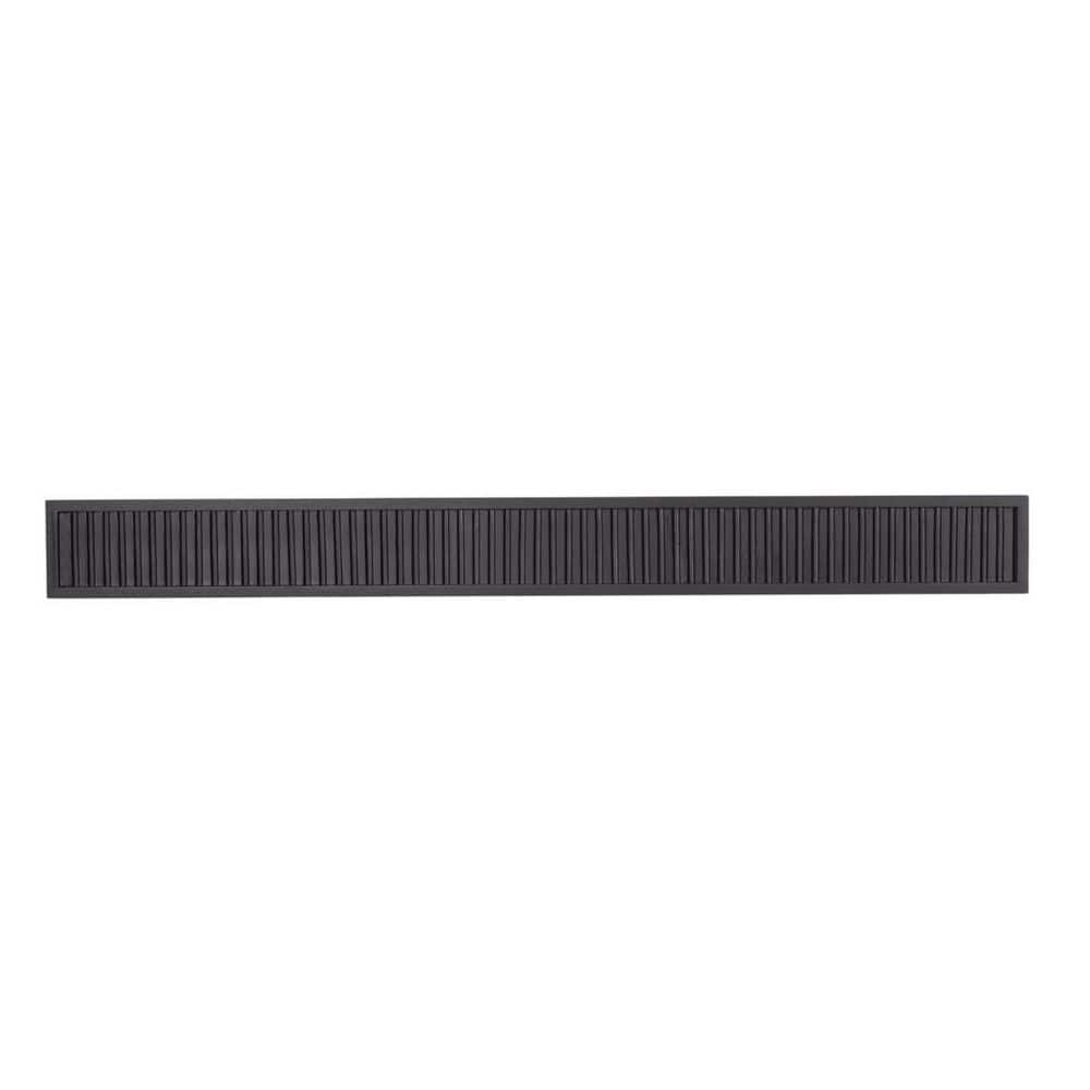 Modern Ember Monti Boxframe Sable Stain 60 in. Fluted Wood Fireplace Cap-Shelf Mantel (3)