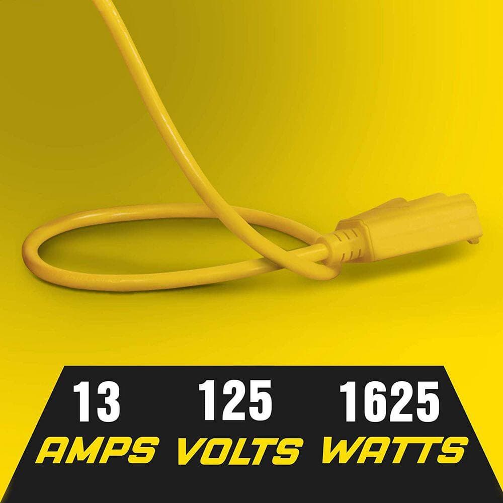 REELWORKS 40 ft. 14/3 13 Amp Retractable Extension Cord Reel with 3-Grounded Outlets and Tri-Tap End (3)