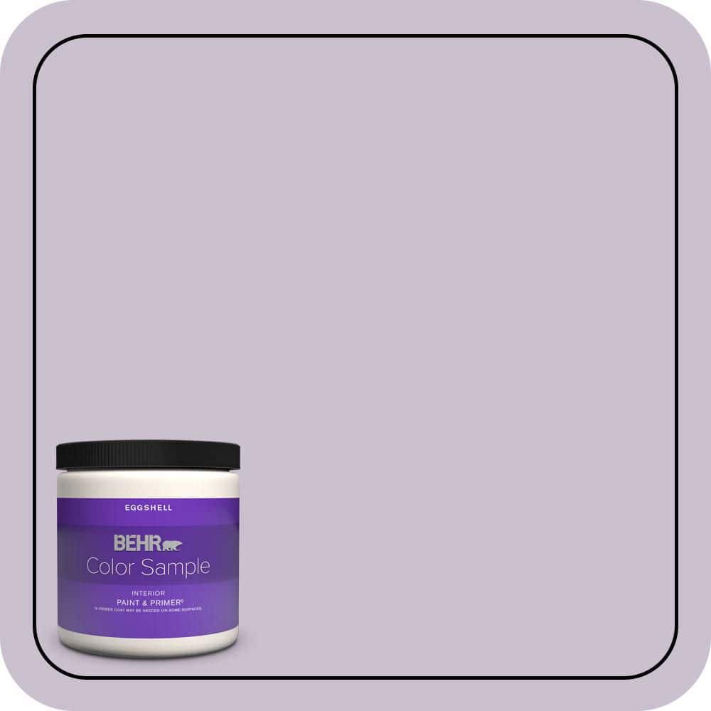 BEHR PREMIUM PLUS 8 oz. #S100-2 Romantic Poetry Eggshell Enamel Interior Paint & Primer Color Sample