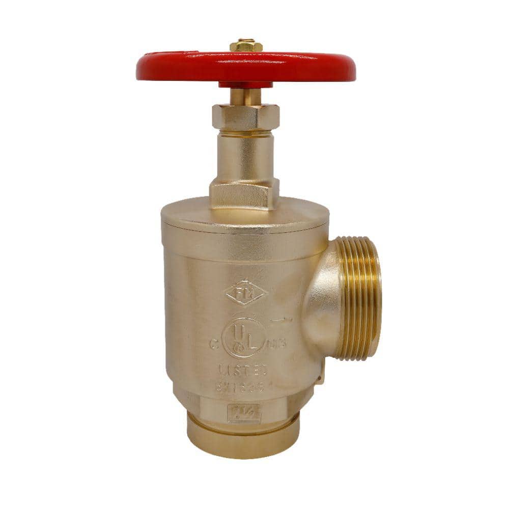 CMI inc 2-1/2 in. Brass Fire Hose Valve (GRV x NH)