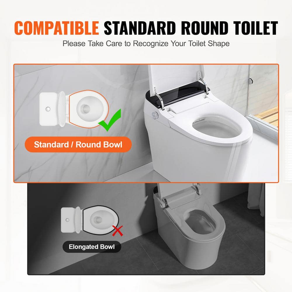 SVOPES Raised Toilet Seat, 3.5 in. Height Lift, 300 lbs. Capacity, Aluminum Handrails with EVA Padding 2025 Upgrade (3)