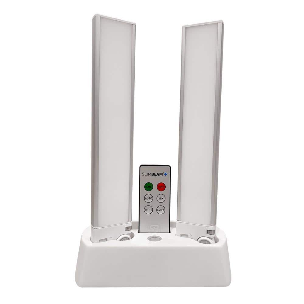 Sensor Brite LED Rechargeable Under Cabinet Night Light with Base and Remote (2-Pack) (2)