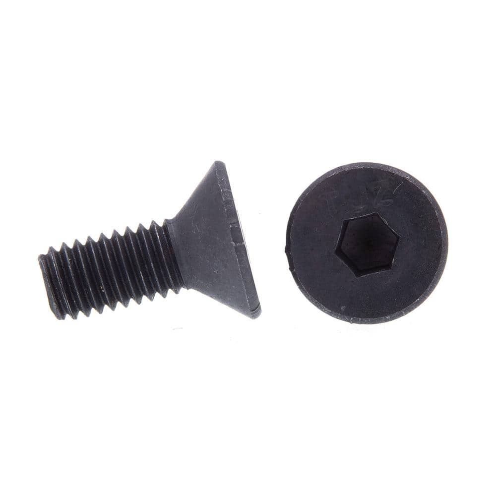 Prime-Line #10-32 x 1/2 in. Black Oxide Coated Steel Hex (Allen) Drive Flat Head Socket Cap Screws (50-Pack) (2)