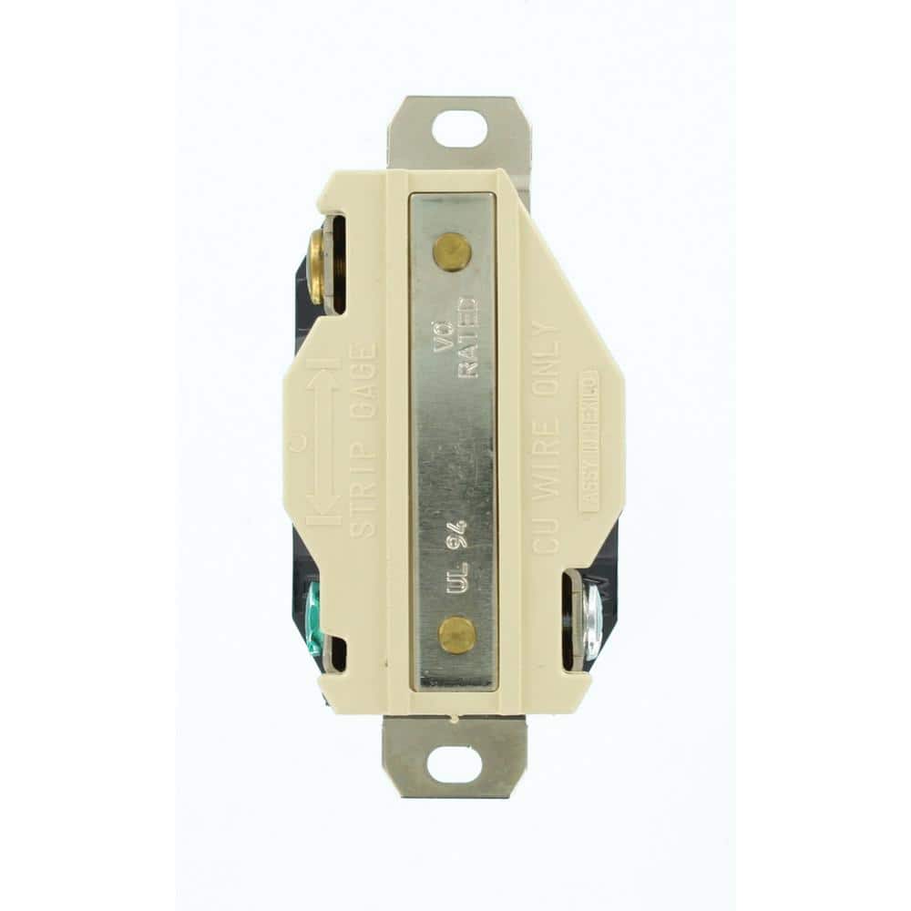 Leviton 125-Volt Flush Mounting Grounding Locking Outlet, 2610 (4)
