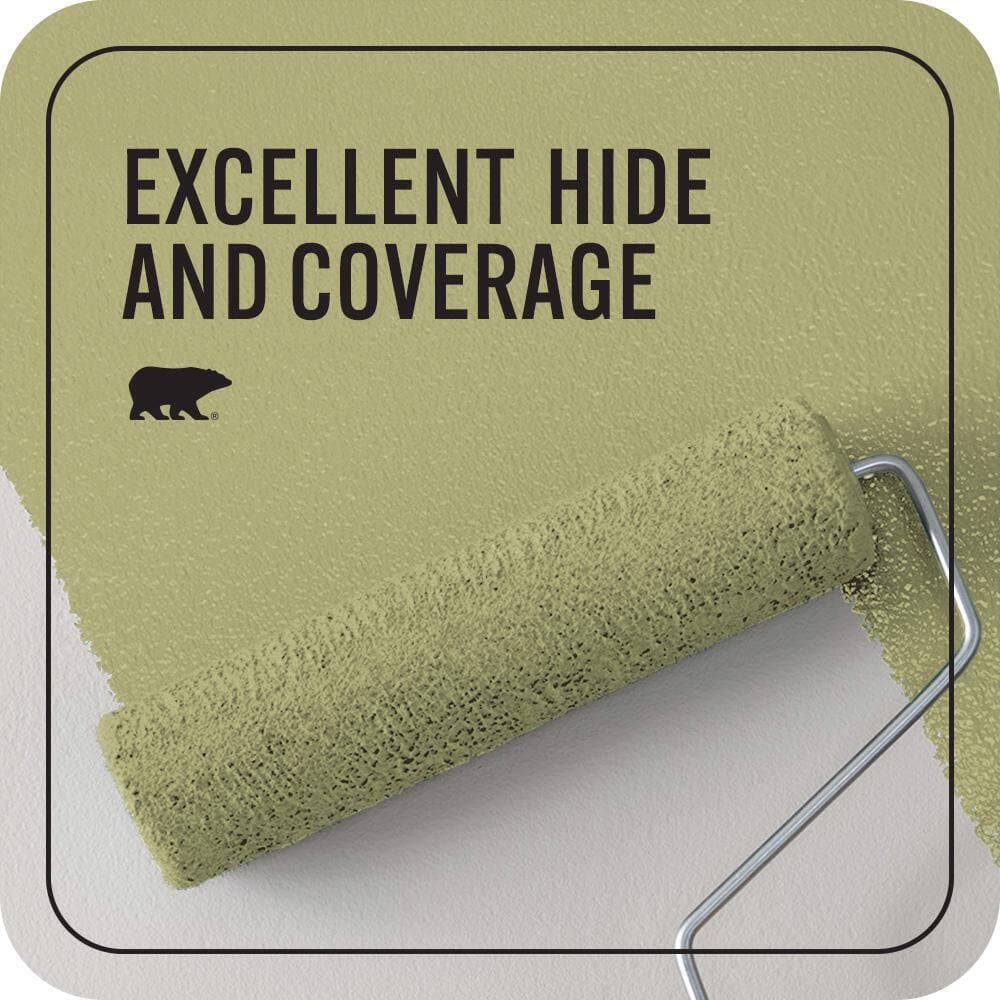 BEHR PREMIUM PLUS #M340-5 Fresh Artichoke Interior/Exterior Paint & Primer Color Sample (4)
