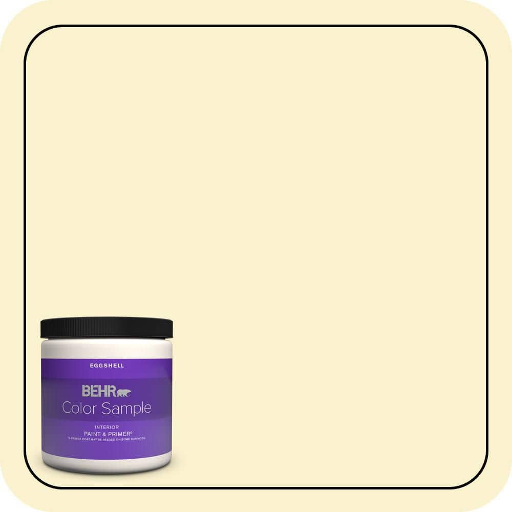 BEHR PREMIUM PLUS #380C-2 Desert Lily Enamel & Primer Color Sample (1)