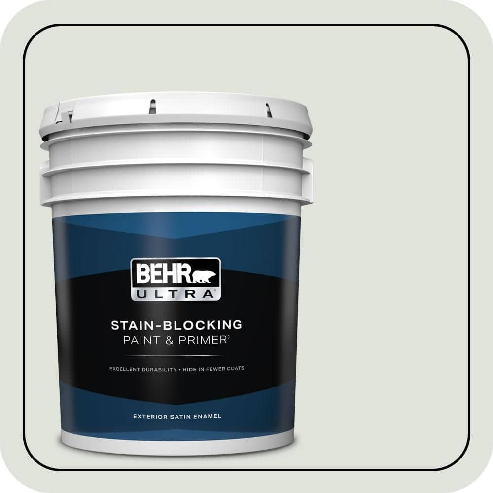 BEHR ULTRA 5 gal. #QE-41 Frostproof Satin Enamel Exterior Paint & Primer