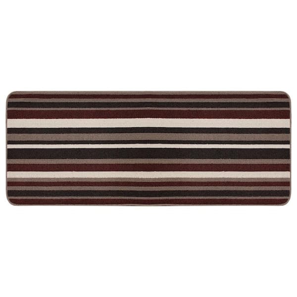 TrafficMaster Sonoma Cabernet Braided Brown 2 ft. x 5 ft. Non-Slip Indoor Door Mat