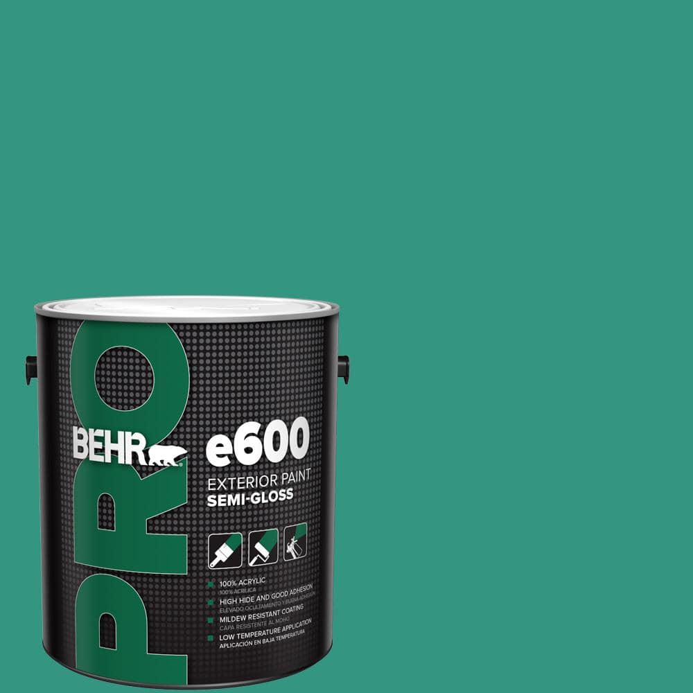 BEHR PRO 1 gal. #P440-6 Esmeralda Semi-Gloss Exterior Paint (1)
