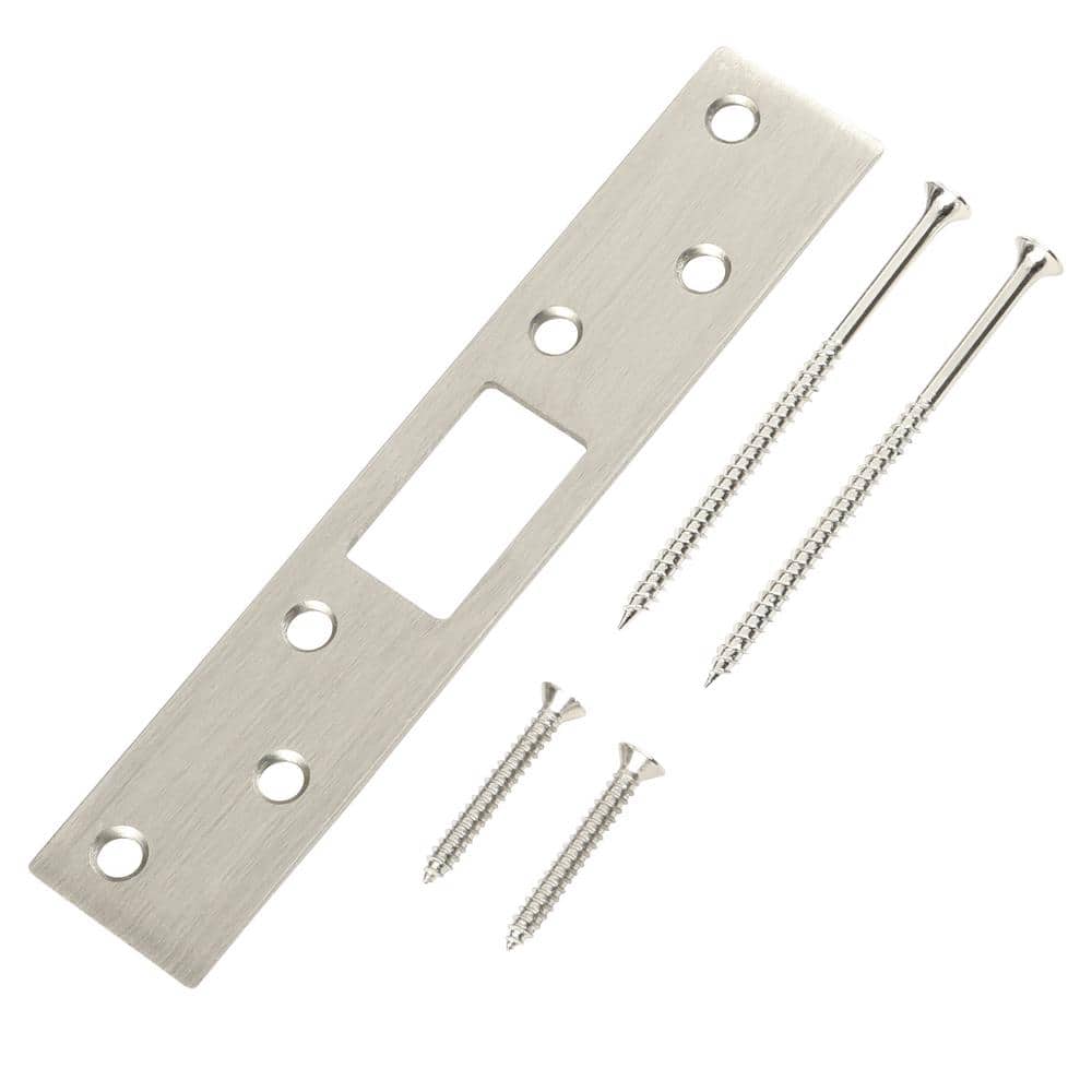 Defiant 5-7/8 in. Satin Nickel Deadbolt Strike (2)