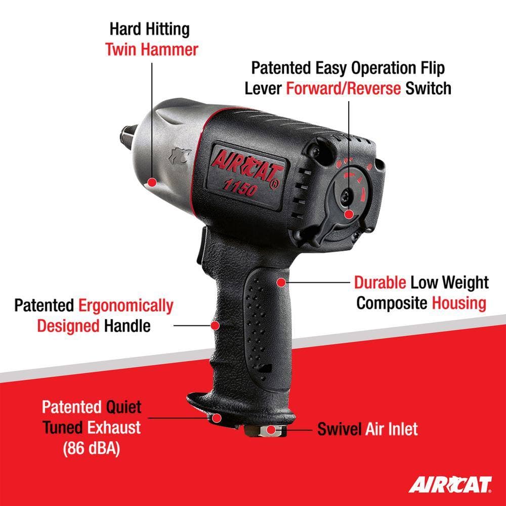 AIRCAT 1/2 in. Impact Wrench (2)