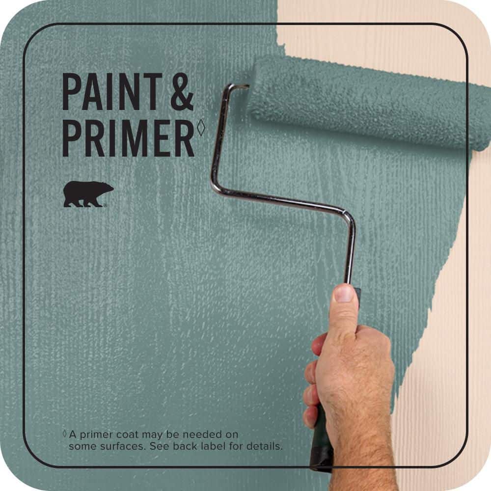 BEHR PREMIUM PLUS 5 gal. #PPU12-03 Dragonfly Satin Enamel Exterior Paint & Primer (3)