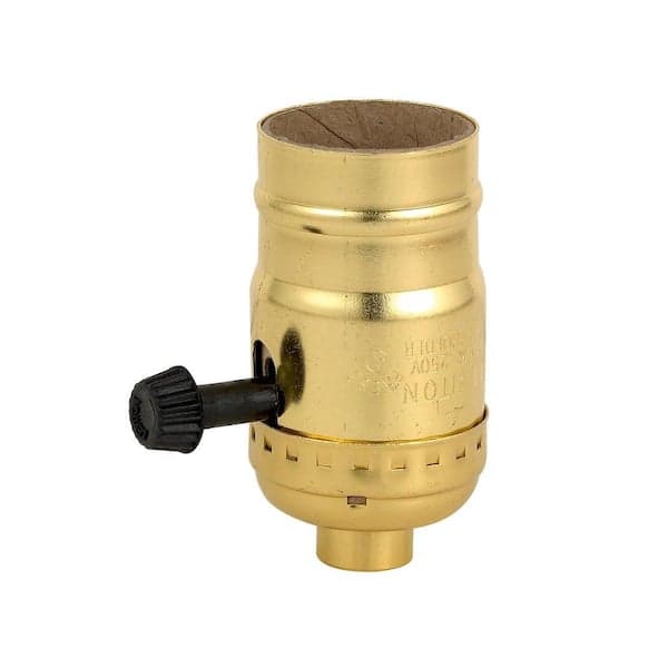 Leviton 3-Way Socket Lamp Holder 7090-PG