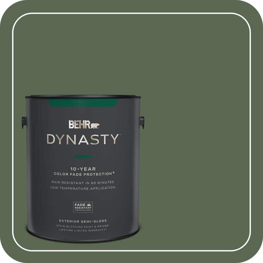 BEHR DYNASTY 1 gal. #S390-7 Trailing Vine Semi-Gloss Exterior Stain-Blocking Paint & Primer
