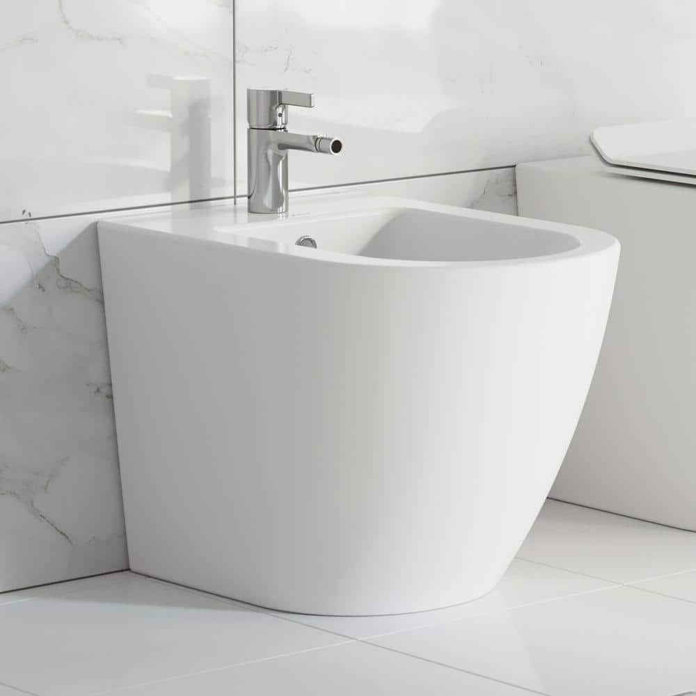 Swiss Madison St. Tropez Elongated Smart Bidet Toilet Single Other GPF in Glossy (1)