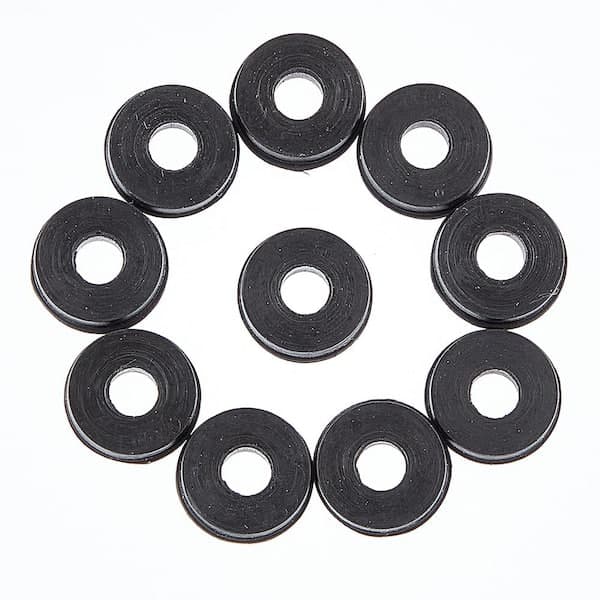 Everbilt #0 17/32 in. Rubber Flat Washers (10-Pack) (2)