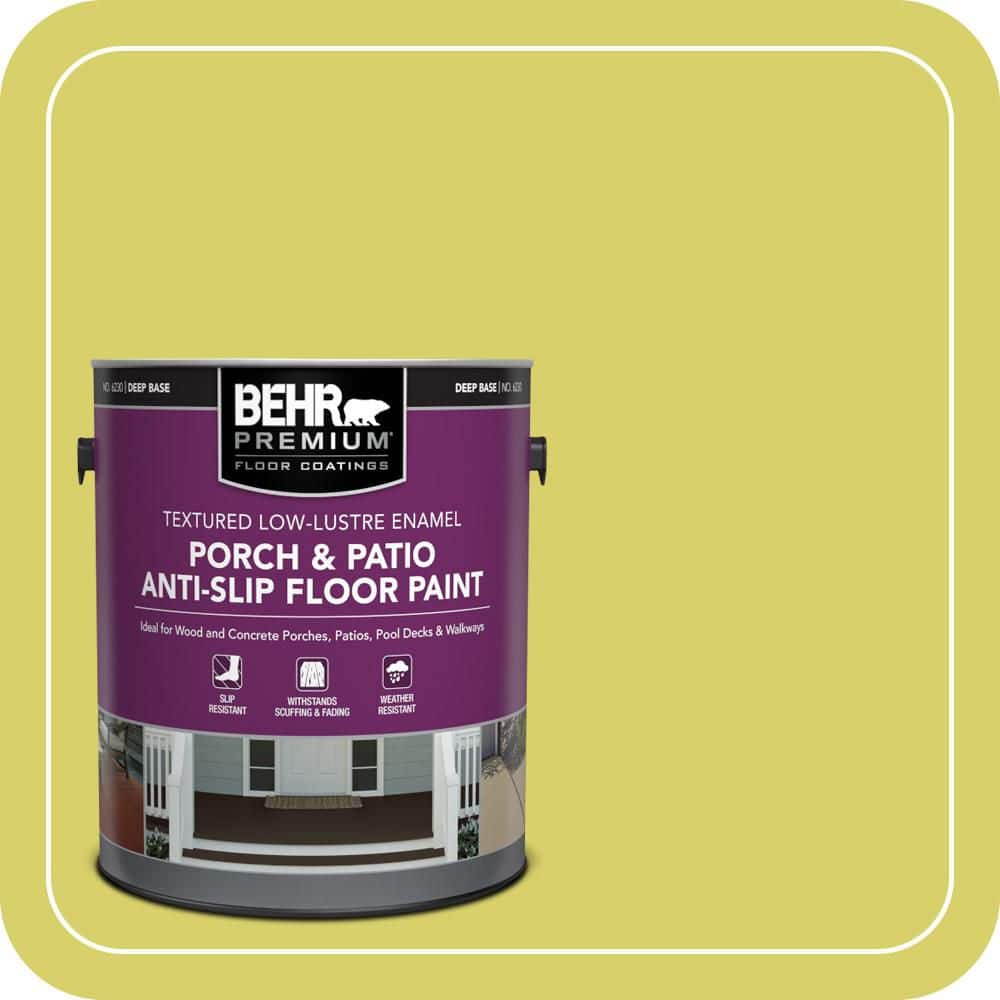 BEHR PREMIUM #P340-4 Textured Low-Lustre Enamel Interior/Exterior Porch and Patio Anti-Slip Floor Paint (1)