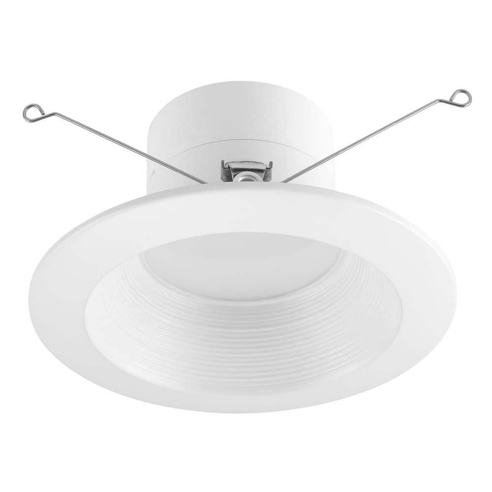 Commercial Electric 1-pack 5 in. or 6 in. Elite Series Housing Required Integrated LED Deep Baffle Retrofit Recessed Trim (3)