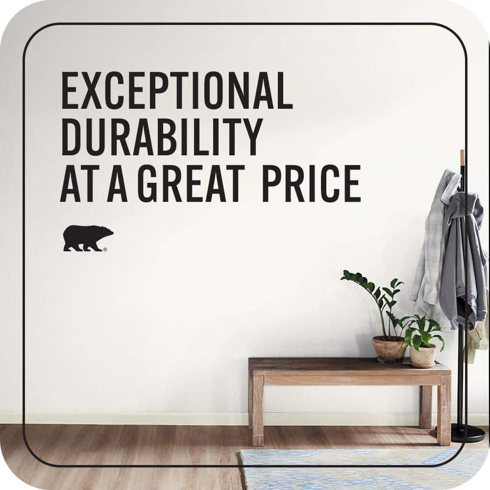 BEHR PREMIUM PLUS Home Decorators #HDC-CT-18G Cotton Ball Enamel EcoMix Plant-Based & Primer (4)