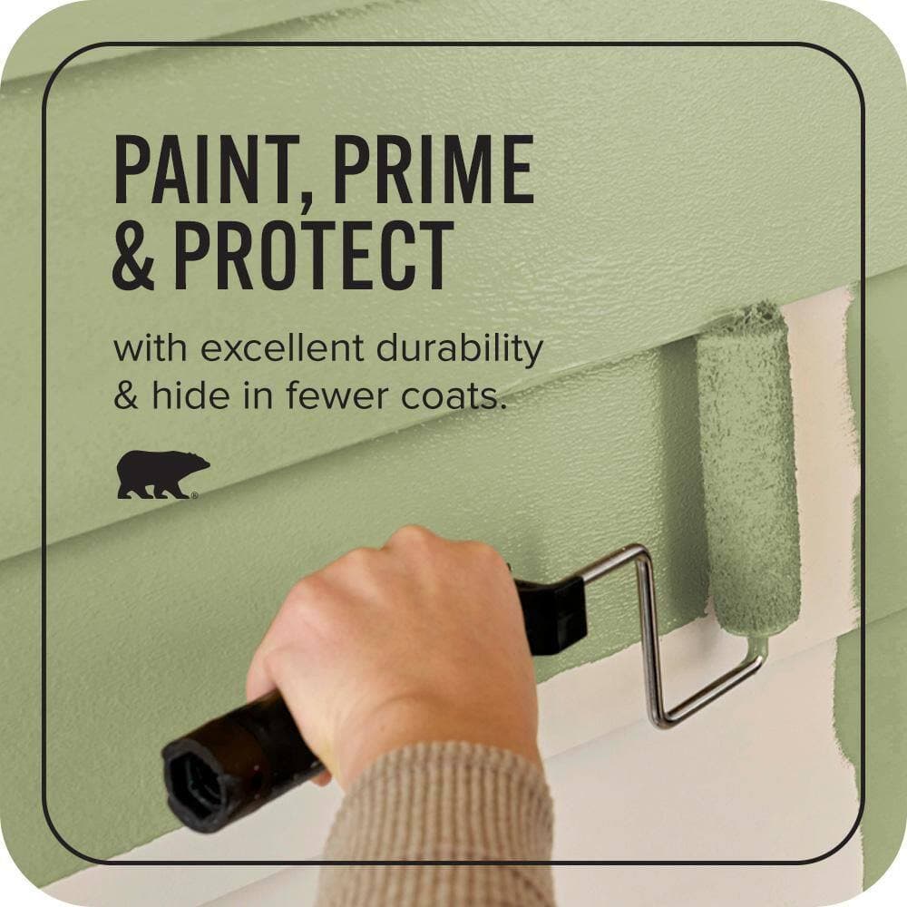 BEHR ULTRA 1 qt. #T18-16 Nurturing Satin Enamel Exterior Paint & Primer (3)
