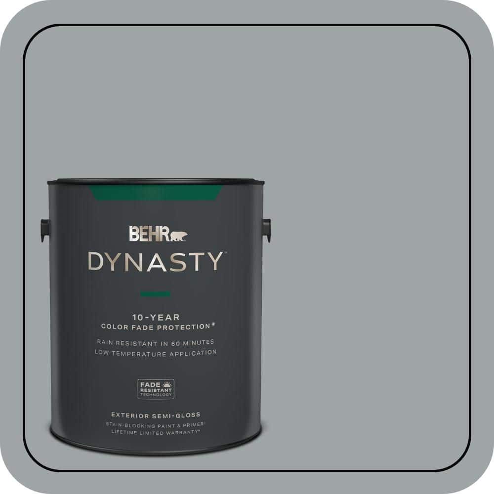 BEHR DYNASTY 1 gal. #MQ5-30 Silent Film Semi-Gloss Enamel Exterior Stain-Blocking Paint & Primer