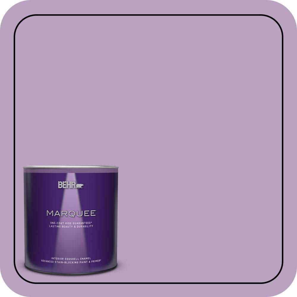 BEHR MARQUEE 1 qt. #660D-4 Lilac Rose Eggshell Enamel Interior Paint & Primer