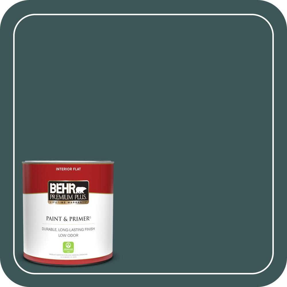 BEHR PREMIUM PLUS #PPU12-01 Abysse Enamel & Primer Color Sample (1)