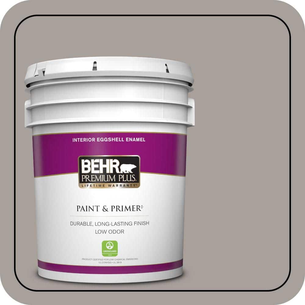BEHR PREMIUM PLUS 5 gal. #T16-18 Mauve Melody Eggshell Enamel Low Odor Interior Paint & Primer
