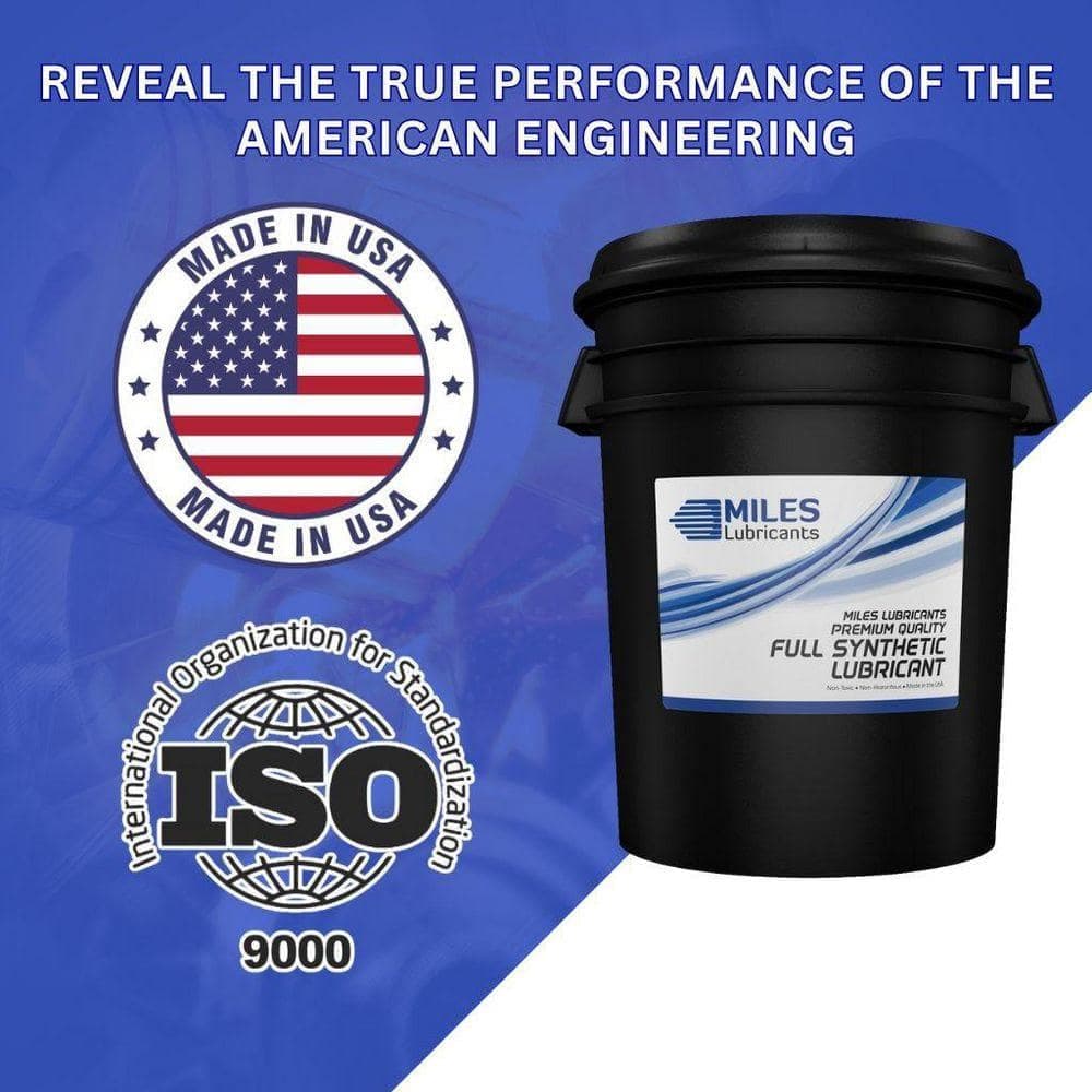 Miles Lubricants Miles Sxr Comp Oil 32-5 Gal. Full Synthetic Pao Based Rotary Compressor Fluid (2)