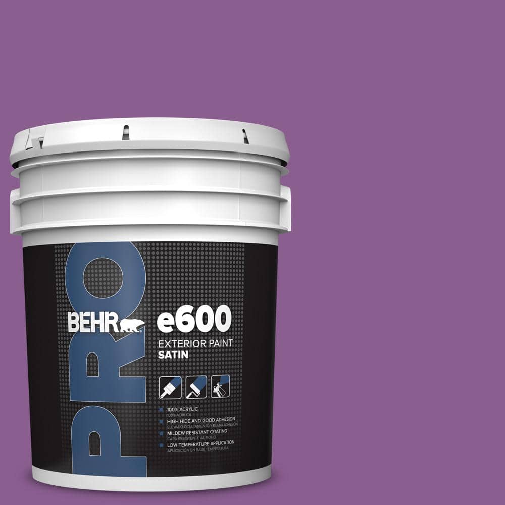 BEHR PRO 5 gal. #P100-6 Chakra Satin Exterior Paint