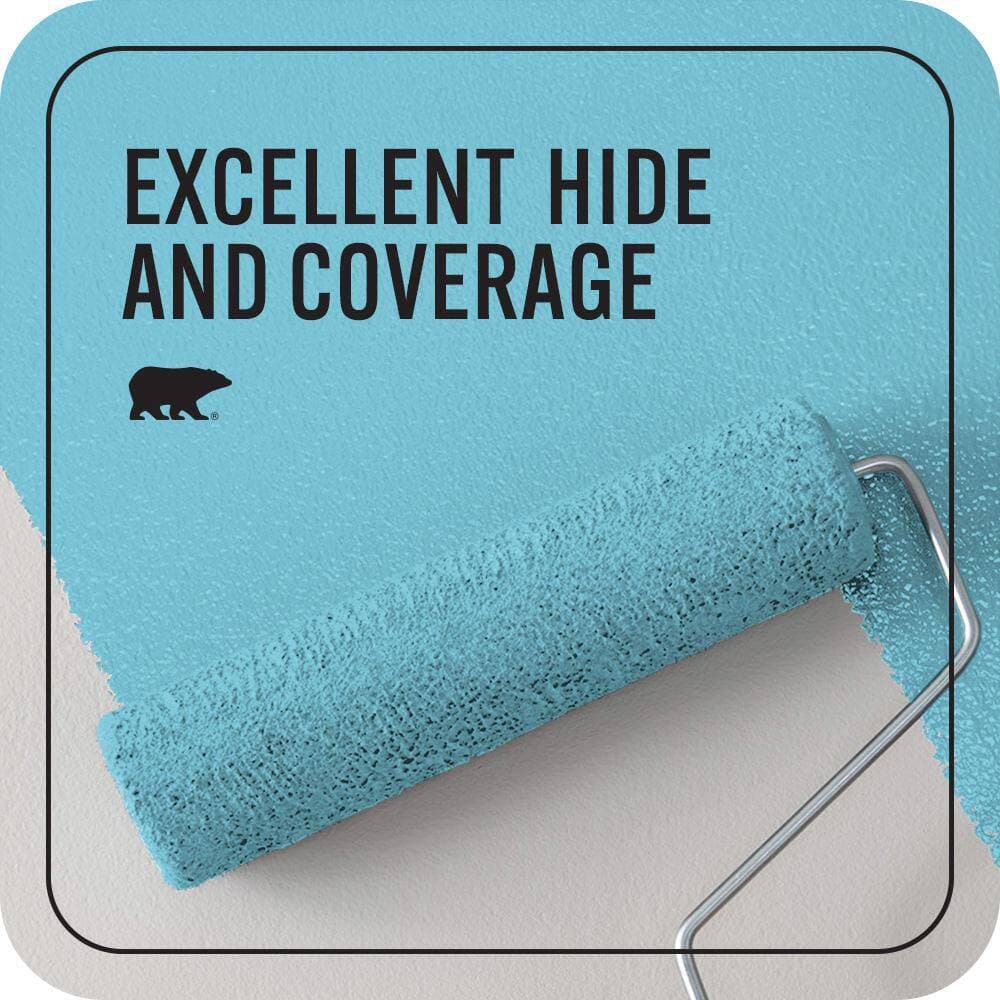 BEHR PREMIUM PLUS #520B-4 Water Flow Enamel EcoMix Plant-Based & Primer (2)