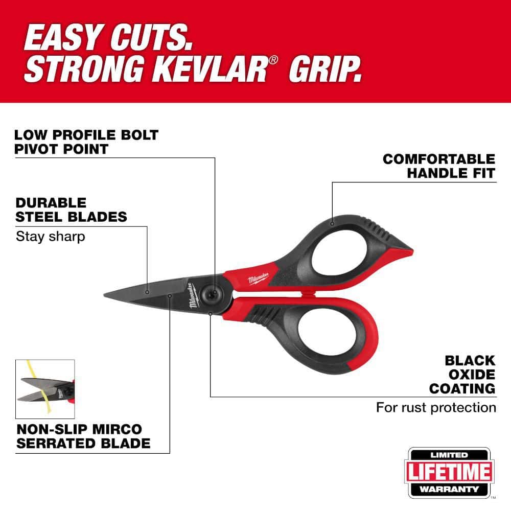 Milwaukee Kevlar Shears (2)